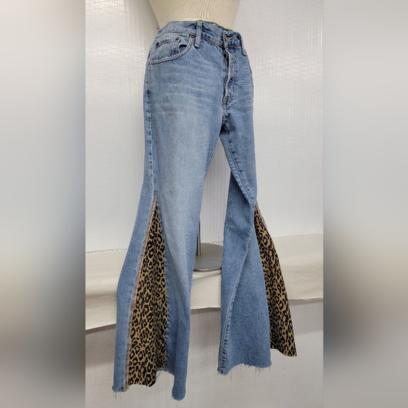Lucky Brand Denim - Lucky Brand With Hippie Vibe Bell Bottoms Upcycled